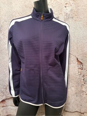 Nike Navy/White Lightweight Golf Jacket